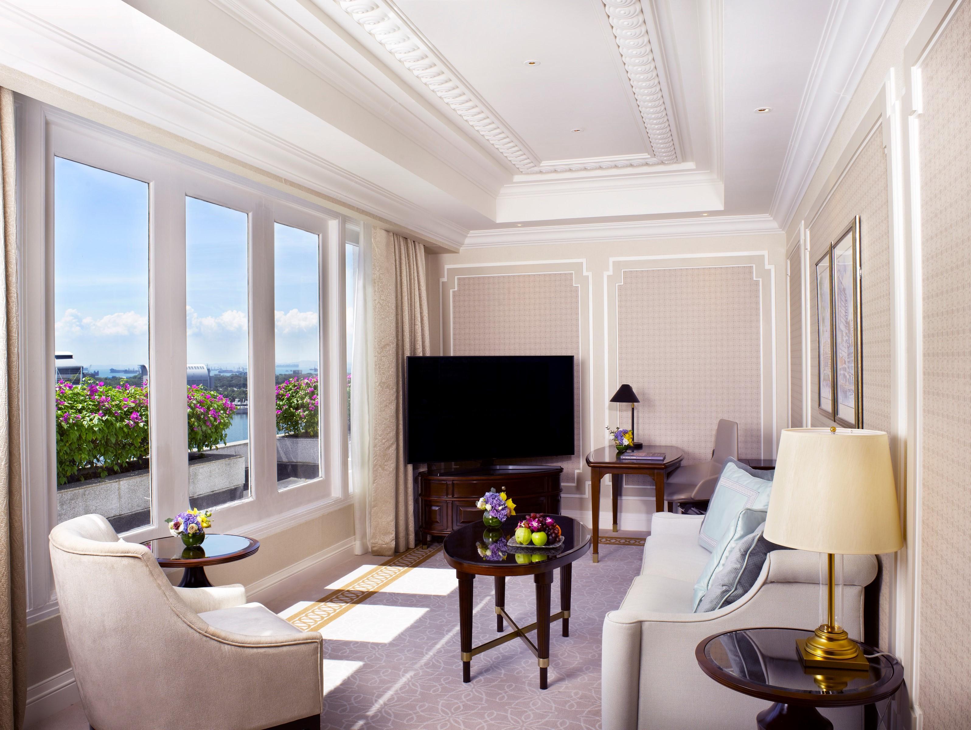 The Fullerton Hotel Сингапур Екстериор снимка A suite at The Peninsula
