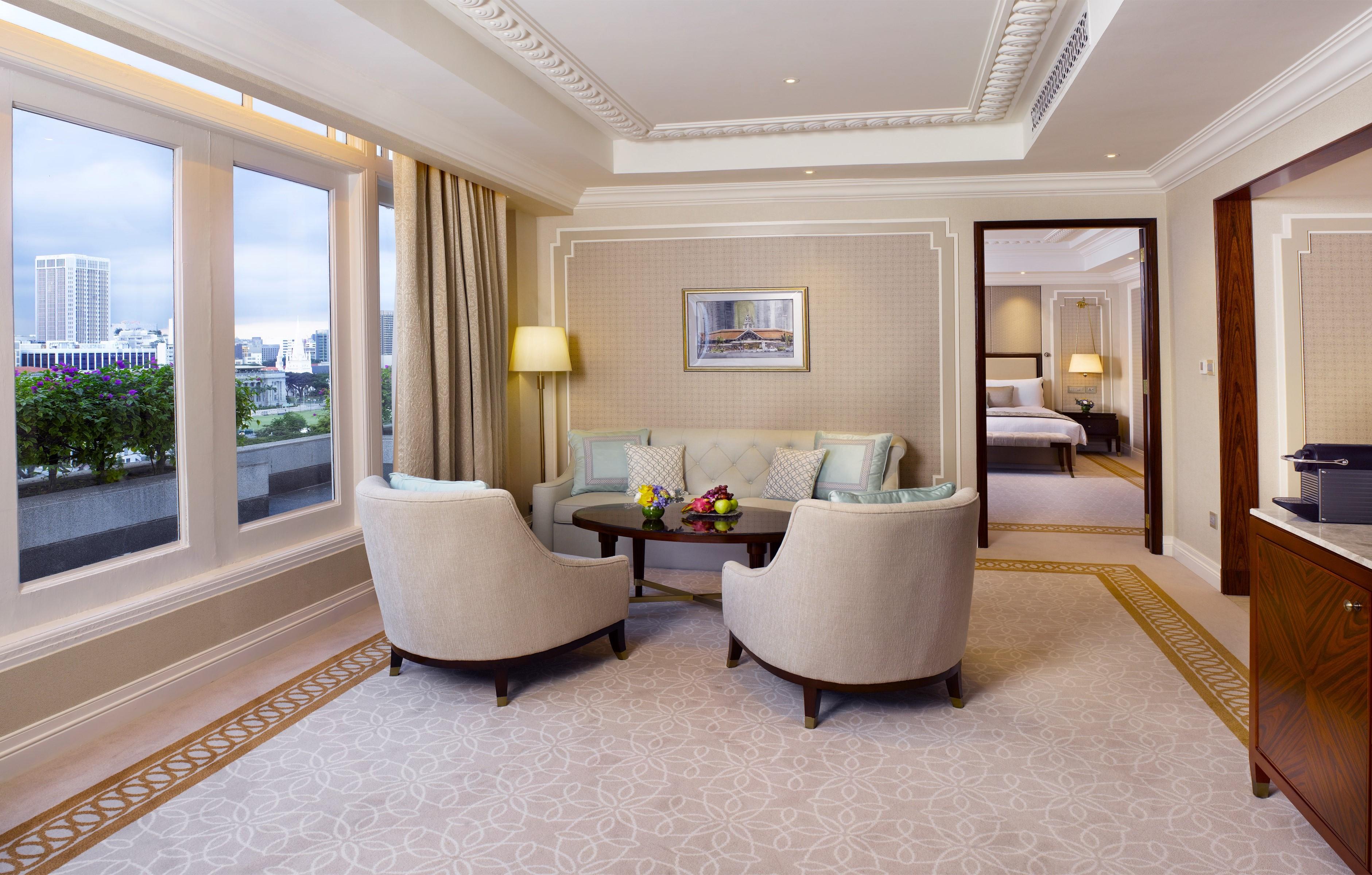 The Fullerton Hotel Сингапур Екстериор снимка A suite at the hotel