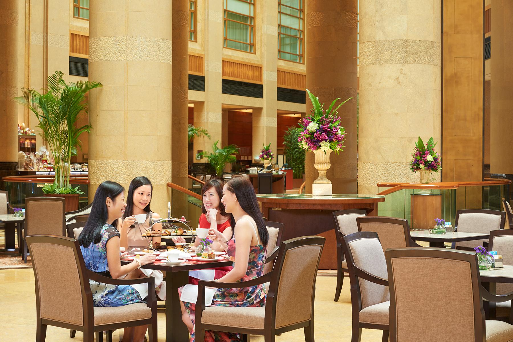 The Fullerton Hotel Сингапур Екстериор снимка The Lobby Lounge